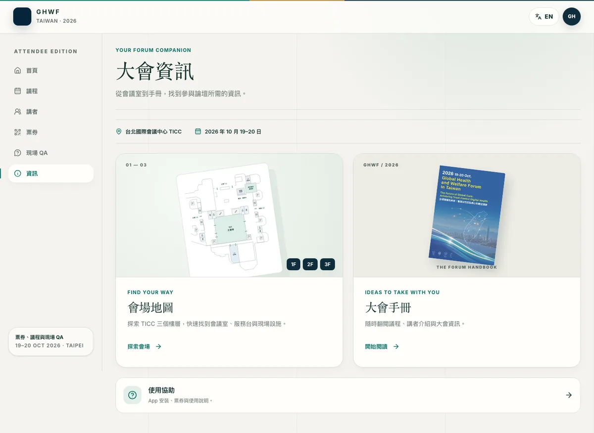 大會資訊